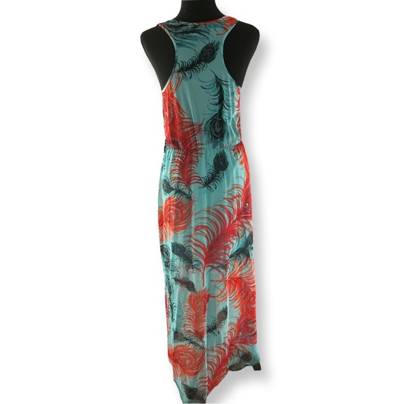 Feather Maxi Dress - Picture 3 of 5